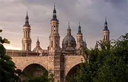 Llega a la histórica Zaragoza.