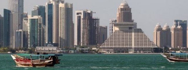 Arabia Saudí con Bahrein Qatar y Emiratos