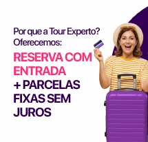 Reserve com um sinal + Parcelas fixas sem juros