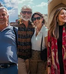 Viajantes da Tour Experto em diferentes destinos