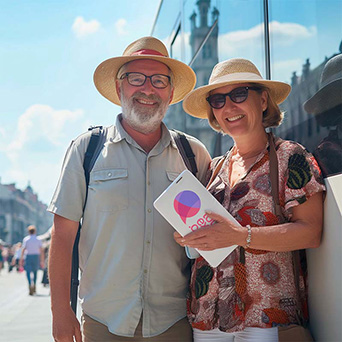 Pareja en Europa